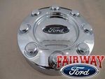 5C3Z1130KA - : 05 thru 16 Super Duty F250 F350 OEM Ford 17" 8-Lug Wheel Chrome Cap Cover for Ford: F-250 Super Duty, F-350 Super Duty, F-450 Super Duty, F-550 Super Duty Image
