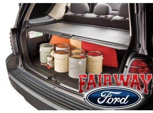 9L8Z7845440AB - Body: 2008 thru 2012 Escape OEM Genuine Ford Cargo Security Shade Parts - Camel Color for Ford Image