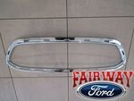 AE8Z8200BACP - : 2011 thru 2013 Fiesta OEM Genuine Ford Parts Chrome Lower Grille Surround for Ford Image