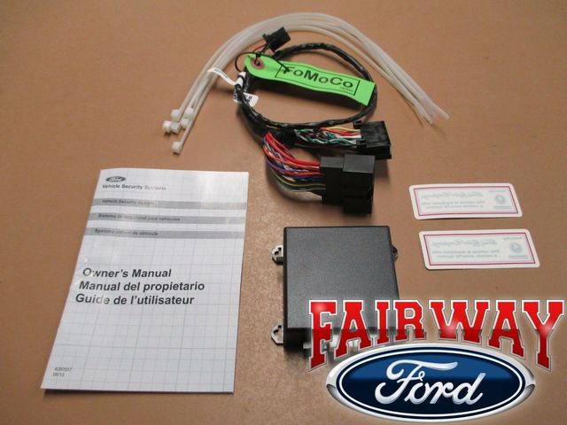 FT4Z19A361A - Security: OEM Genuine Ford Parts Scalable Security Alarm System Kit for Ford: E-350 Super Duty, E-450 Super Duty, Edge, Explorer, F-150, F-250 Super Duty, F-350 Super Duty, F-450 Super Duty, F-550 Super Duty, Fusion, Mustang | Lincoln: Continental, MKC, MKX, MKZ Image