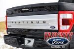 VML3Z9942528C - : 21 thru 23 F-150 OEM Ford Gunmetal Stainless Steel Tailgate Lettering PLATINUM for Ford: F-150 Image