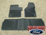8C3Z2613300A - Interior: 06 07 08 09 10 Super Duty F250 F350 OEM Ford Rubber Floor Mat 3-pc Crew Cab for Ford: E-350 Super Duty, E-450 Super Duty, F-250 Super Duty, F-350 Super Duty, F-450 Super Duty, F-550 Super Duty Image