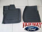 ML3Z1513086AA - : F-150 OEM Genuine Ford Tray Style Molded Floor Mat Set 2-pc REG CAB for Ford: F-150 Image