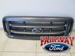 YC3Z8200AAA - : 99 thru 04 Super Duty F250 F350 F450 F550 OEM Ford Platinum Painted Grille Grill for Ford: F-250 Super Duty, F-350 Super Duty, F-450 Super Duty, F-550 Super Duty Image