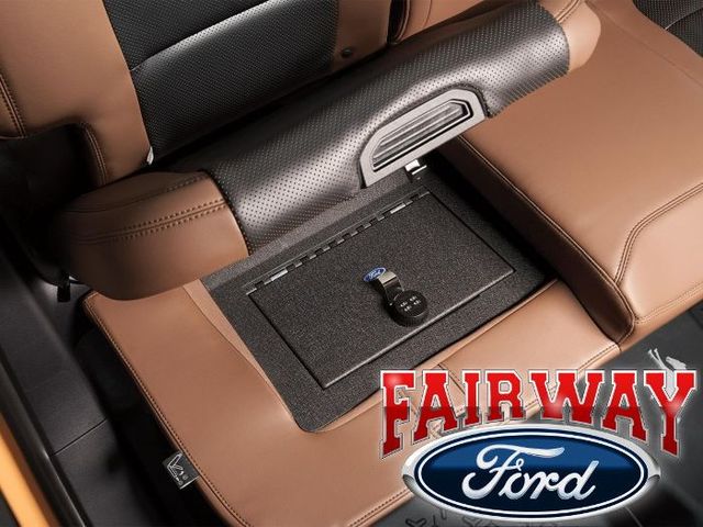 VM1PZ9906202B - Interior: Bronco Sport OEM Ford Security Locking Vault Gun Safe UNDER REAR SEAT for Ford: Bronco Sport Image