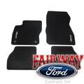 CM5Z5413300BA - Interior: 12 thru 18 Focus OEM Ford Carpeted Black Floor Mat Set 4pc w/Logo CM5Z5413300BA for Ford: Focus Image