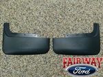 BC3Z16A550EB - Exterior: 11 - 16 Super Duty F350 Dual Wheels OEM Ford Molded Splash Guards Rear Pair 2-pc for Ford: E-350 Super Duty, E-450 Super Duty, F-250 Super Duty, F-350 Super Duty, F-450 Super Duty, F-550 Super Duty Image
