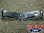 9L3Z17906ACP - : 09 thru 14 Ford F-150 OEM Genuine Ford Rear Chrome Step Bumpers w/o Prox Sensors for Ford Image