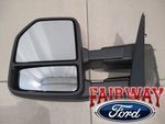 FL3Z17683AB - : 15 thru 18 F-150 OEM Ford ALL Manual Telescopic Trailer Tow Mirror LEFT Driver for Ford: F-150 Image