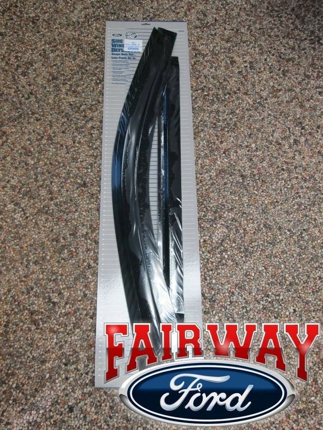 VGT1Z18246A - Exterior: Transit Connect Genuine Ford Smoke Side Window Deflector Kit 4-pc SWB for Ford: Transit Connect Image