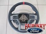 KL3Z3600HA - : F-150 OEM Ford Leather Red Accent Heated Steering Wheel RAPTOR Adapt Cruise for Ford Image