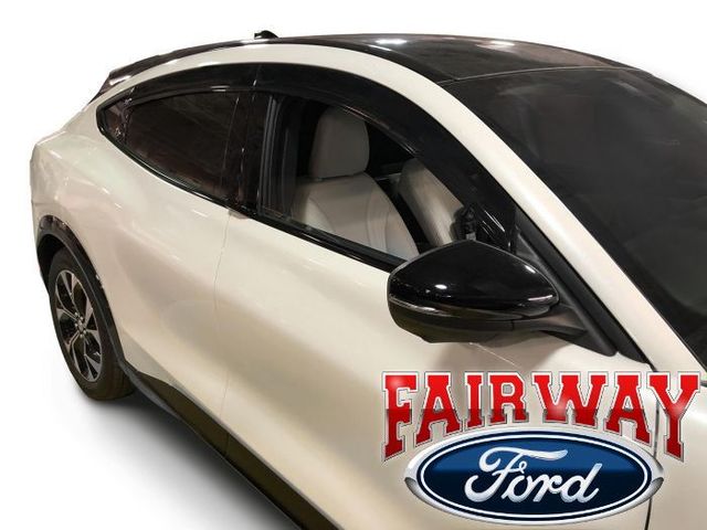 VMK9Z18246AB - Exterior: Side Window Deflectors - Low Profile - Smoke for Ford Image