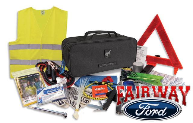 VM1PZ19F515AB - Interior: Bronco Sport Ford On Road First Aid and Road Assistant Kit with Bronco Logo for Ford: Bronco, Bronco Sport Image