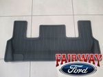 LB5Z7813182CA - Interior: xplorer OEM Genuine Ford Black 3rd Row Floor Mat with Console for Ford: Explorer Image