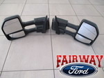 JL3Z17696BA - : 2015 thru 2020 F150 Trailer Tow Mirrors PAIR for XL &amp; XLT for Ford: F-150 Image
