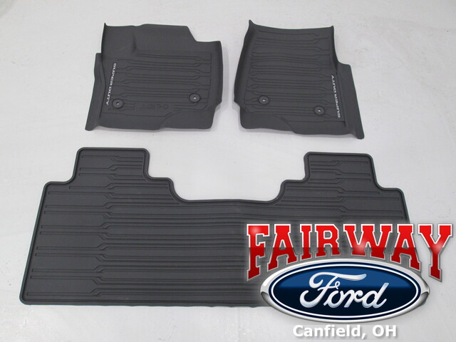 PC3Z2613300DA - Interior: Tray Style Floor Liner For Vinyl Flooring for Ford: E-350 Super Duty, E-450 Super Duty, F-250 Super Duty, F-350 Super Duty, F-450 Super Duty, F-550 Super Duty Image