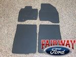 FB5Z7813300BA - : 2015 thru 2016 Explorer OEM Genuine Ford Black Rubber All Weather Floor Mat Set 4-pc for Ford: Explorer Image