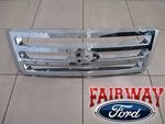 7L1Z8200BACP - : 07 thru 14 Expedition OEM Genuine Ford Parts Chrome Grille Grill w/o Emblem for Ford Image
