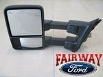 DC3Z17683FA - : 13 thru 15 Super Duty OEM Genuine Ford Full Power Trailer Tow Mirror LH Driver for Ford: F-250 Super Duty, F-350 Super Duty, F-450 Super Duty Image