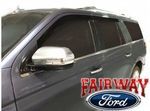 VJL1Z18246A - : 18 thru 19 Expedition OEM Ford Smoke Window Deflector Rain Guard 4-piece Kit for Ford: Expedition | Lincoln: Navigator Image