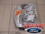 AC2Z13008CCP - : 08 thru 17 Econoline Van OEM Genuine Ford Headlamp Light w/ Bulbs RH PASSENGER for Ford Image