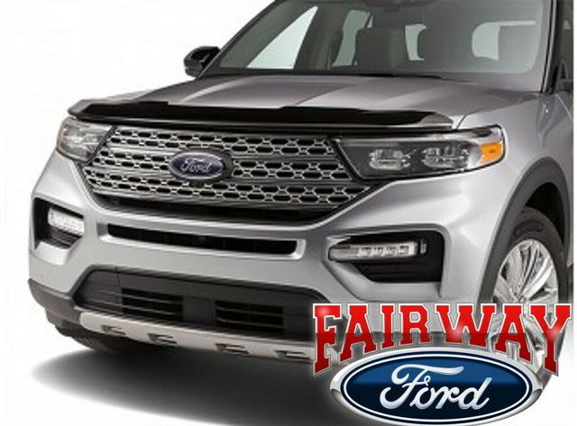 LB5Z16C900A - Exterior: Explorer OEM Genuine Ford Parts Smoke Hood Deflector Bug Shield for Ford Image