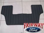 9A8Z7413182CA - : Flex OEM Ford Black Rubber All Weather Floor Mat 3rd Row Seat for Ford: Flex | Lincoln: MKT Image