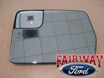 BL3Z17K707F - : 11 thru 14 F-150 OEM Ford LEFT DRIVER Heated Mirror Glass Only for Power Fold for Ford: F-150 Image