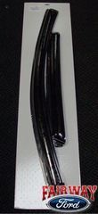 2007 thru 2014 Edge MKX OEM Genuine Ford Smoke Side Window Vent Deflector Kit 4-pc - Ford (VGT4Z-18246-B)