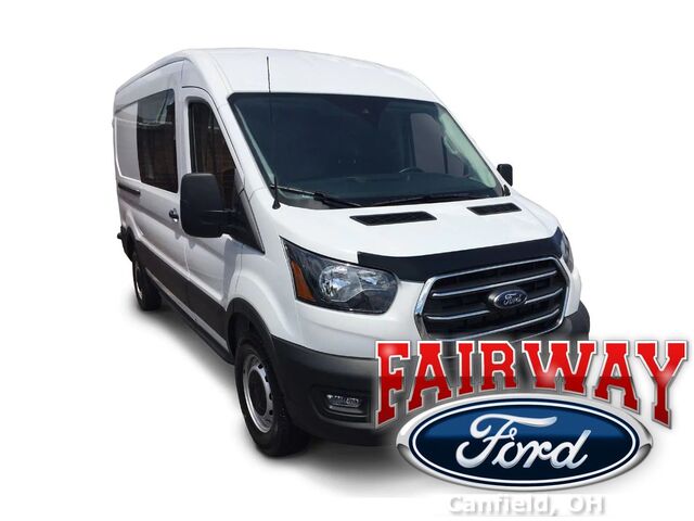 VNK4Z16C900AB - Exterior: 20 thru 23 Transit OEM Ford Aeroskin Smoke Hood Protector Bug Shield - Lays Flat for Ford: Transit-150, Transit-250, Transit-350, Transit-350 HD Image
