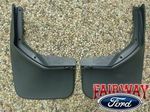 DJ5Z16A550BA - : 2013 thru 18 Escape OEM Genuine Ford Molded Splash Guards Mud Flaps REAR 2-piece for Ford: Escape Image