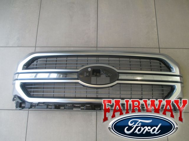 ML3Z8200KA F-150 OEM Genuine Ford Brushed Aluminum Grill Grille