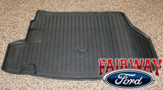 AR3Z6111600AA - Interior: 2010 thru 2014 Mustang OEM Ford Parts Rubber Cargo Area Protector Mat w/out Sub for Ford: Mustang Image