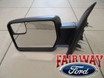 BL3Z17683BACP - : 2011 thru 2014 F-150 OEM Genuine Ford Power Adjustable Glass Black LH Driver Mirror for Ford Image