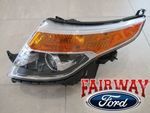 BB5Z13008NCP - : 2011 thru 2015 Explorer OEM Genuine Ford LH Driver Halogen Projector Head Lamp Light for Ford Image