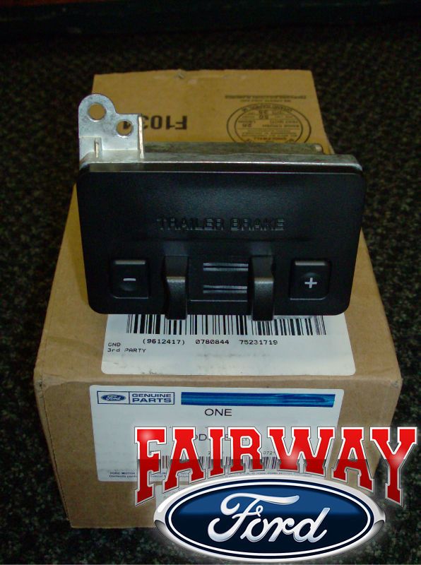 AL3Z19H332AA - Trailering: 2009 Thru 2010 Ford F-150 F150 OEM Factory In-Dash Trailer Brake Controller for Ford: F-150 Image