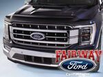 VML3Z16C900BB - : 21 thru 23 F-150 F150 Ford Aeroskin Textured Hood Deflector Shield - Lays Flat for Ford: F-150 Image