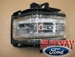 FL3Z13B375CC - : OEM Ford Mirror Signal Lamp Lens w/ Spot - LEFT DRIVER for Ford: F-150, F-150 Lightning, F-250 Super Duty, F-350 Super Duty, F-450 Super Duty Image