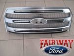 FL3Z8200MA - : 15 thru 17 F-150 OEM Genuine Ford "Luxurious Chrome" Platinum Mesh Grille for Ford: F-150 Image