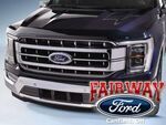 VML3Z16C900AB - : 21 thru 23 F-150 F150 OEM Ford Aeroskin Smoke Hood Deflector Shield - Lays Flat for Ford: F-150 Image