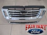 8L2Z8200CACP - : 2006 thru 2010 Explorer Eddie Bauer Edition OEM Genuine Ford Chrome Grille Grill for Ford Image