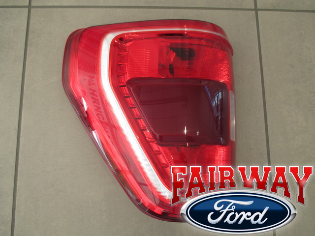 Left Driver Side Rear Tail Light Assembly For Ford F-150 XLT (2021-2023) - With Blind Spot, ML3Z13405C