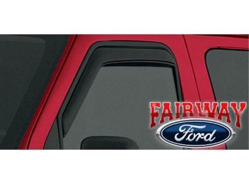 VGC2Z18246A - Exterior: 92 thru 15 Econoline Van OEM Ford Side Window Deflector Rain Guard Kit 2-pc for Ford: E-150, E-150 Club Wagon, E-250, E-350 Club Wagon Image