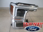 LC3Z13008L - : 20 thru 22 Super Duty F250 F350 OEM Ford LED Chrome Head Lamp Light RH Passenger for Ford: F-250 Super Duty, F-350 Super Duty, F-450 Super Duty Image