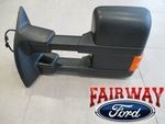 9C3Z17683FA - : 09 thru 12 Super Duty OEM Genuine Ford Full Power Trailer Tow Mirror LH Driver for Ford: F-250 Super Duty, F-350 Super Duty, F-450 Super Duty Image
