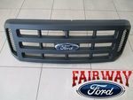 6C3Z8200AC - : 06 thru 07 Super Duty F250 F350 F450 OEM Ford Black XL Grille Grill with Emblem for Ford Image