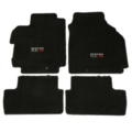 999E2LX000 - : Nissan Sentra Black SE-R logo Carpet Floor Mats (4) for Nissan: Sentra Image