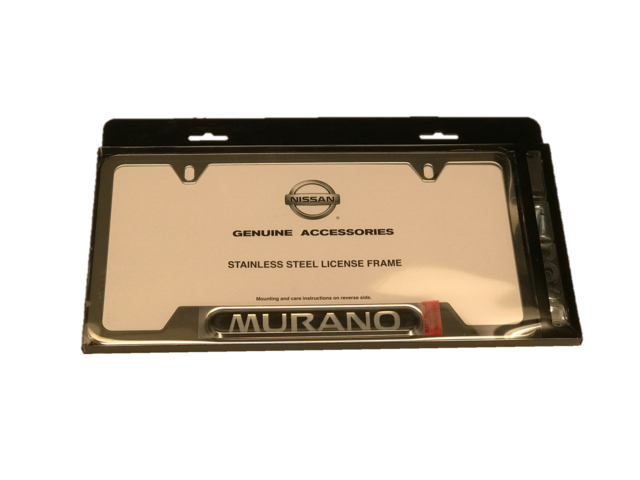 999MBCV000 - Exterior: License Plate Frame, Murano Logo for Nissan Image