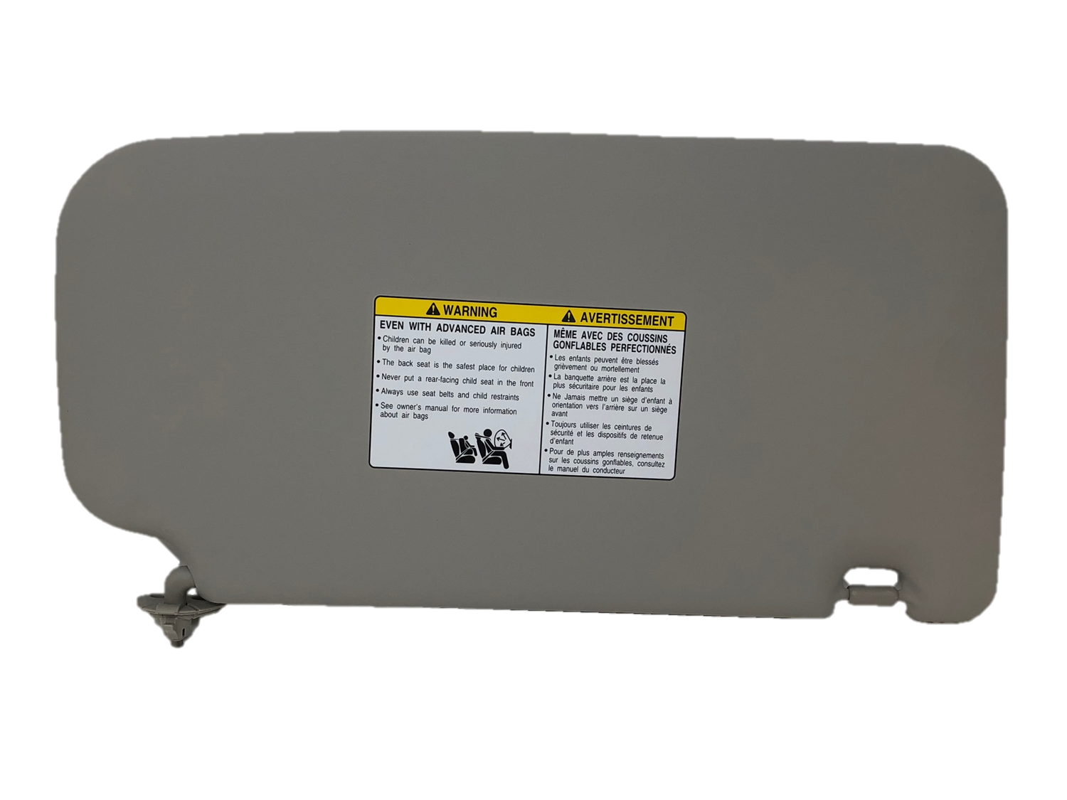 964011FB0B - : Driver Left Side Sun Visor Shade (no mirror) for Nissan: Cube Image