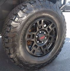 Wheel Cast Aluminum Matte Black 6 Spoke 17x7 Inch